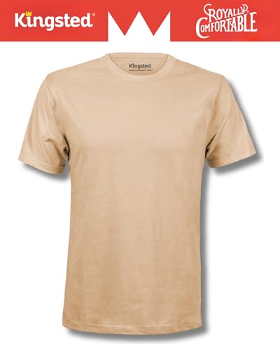 Image of Kingsted T-Shirts for Men Pack - Royally Comfortable - Super Soft Premium Fabric - Well-Crafted Classic Tee