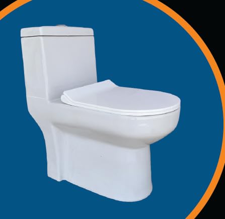 Image of Toilet Seat Cover | PVC Commode Seat Cover | White Color | Easy Installation | Durable, Flexible, Universal Fit Toilet Seat Cover (17x13x1 Inch)