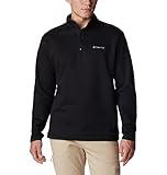 Columbia Men's Hart Mountain Half Snap, Black, Large