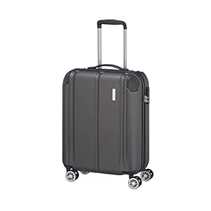 Travelite City 4W trolley, antraciet, 55 cm (trolley S), City 4w trolley