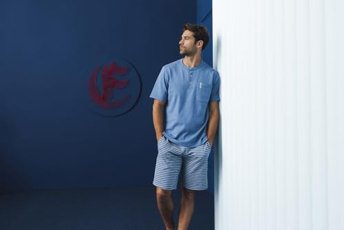 Pyjama court interlock homme Eminence en coton peigné de qualité supérieure - 5