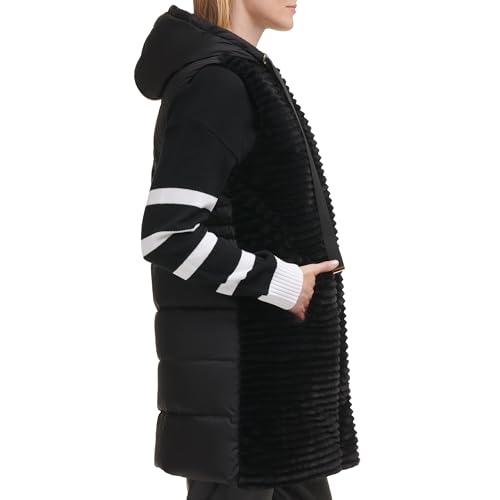 KARL LAGERFELD Paris Women's Full Legnth Puffer Jacket3