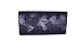Produktbild Woodlandu gro Gaming Mouse Pad Gedruckt mit Weltkarte. Genhte Kanten Geschwindigkeit seidiger Oberflche rutschfeste Gummiuntermatten 300x600x2mm/11.8x23.62x0.08 inch Schwarz Edges