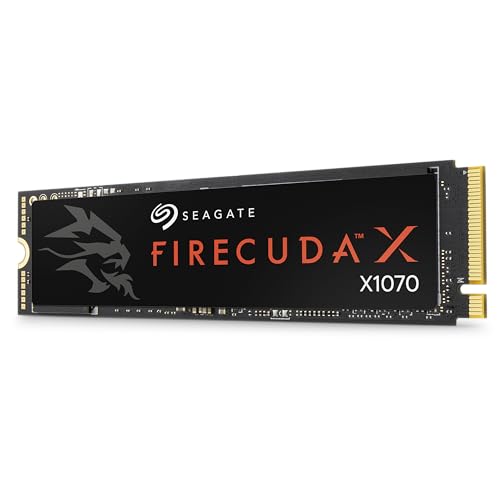Image of Seagate FireCuda X1070 4TB Internal Solid State Drive SSD - M.2 PCIe Gen4 3D QLC NAND Technology, Rescue Services (ZP4000GS3A001)