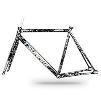 Kit Cadre De Vélo Carbone Ultraléger – Fixie/Piste – Tailles 52/54 Cm – Universel Homme/Femme – Neuf