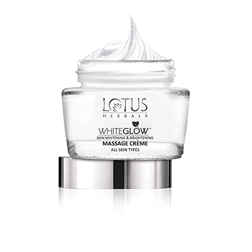 Lotus Herbals Whiteglow Skin Whitening And Brightening Massage Creme, 60g