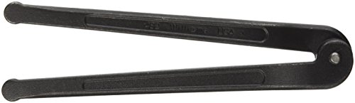 Williams JHW482 Adjustable Face Spanner with a 2-Inch Span Diameter, Ideal for Adjusting Collars, Lock Nut Rings, and Bearings, Black