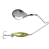 Poids : 5,3 grammes Daiwa Prorex Micro Spinner Fish TG, 5,3g, Taille Hameçon 10, Micro-Spinnerbait, Leurre de Pêche, Shiny Ayu, 15153-105