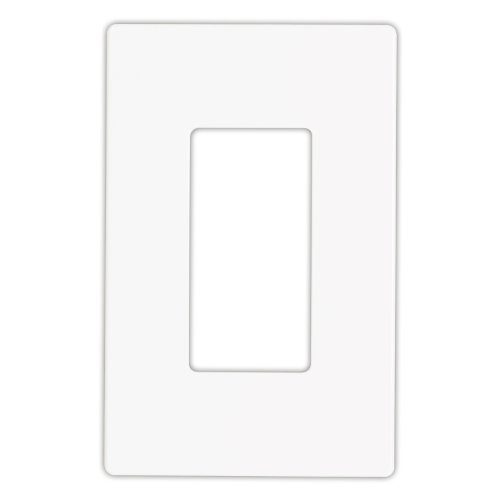 Eaton 9521WS-12PK Aspire Thermoplastic 1-Gang Screwless Mid-Size Wall Plate, White Satin (12 per Zac - //coolthings.us