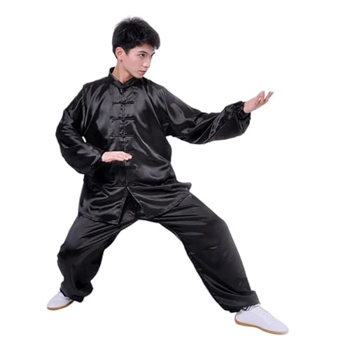 Costume de Kung Fu haut de gamme avec finitions vintage et col montant