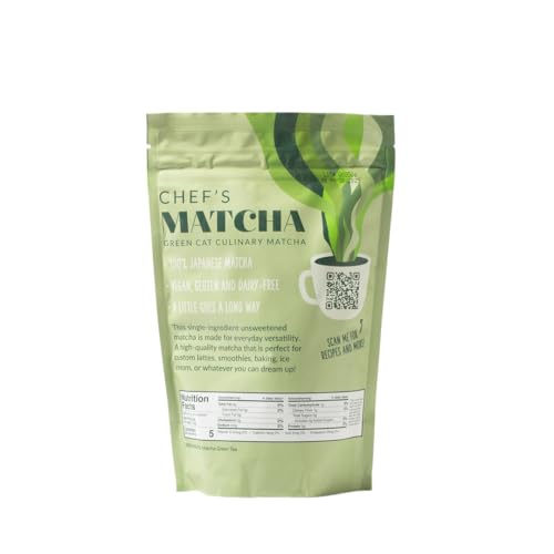 Té Matcha en polvo culinario 340g bolsa resellable miniatura 2
