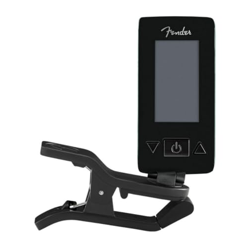 Image of Fender Original Clip-On Tuner for Electric Guitar, Bass Guitar, Mandolin, Ukulele, Violin, and Banjo - Daphne Blue