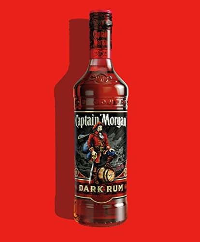 Captain Morgan Black Label Dark Rum, 700ml : Amazon.co.uk ...