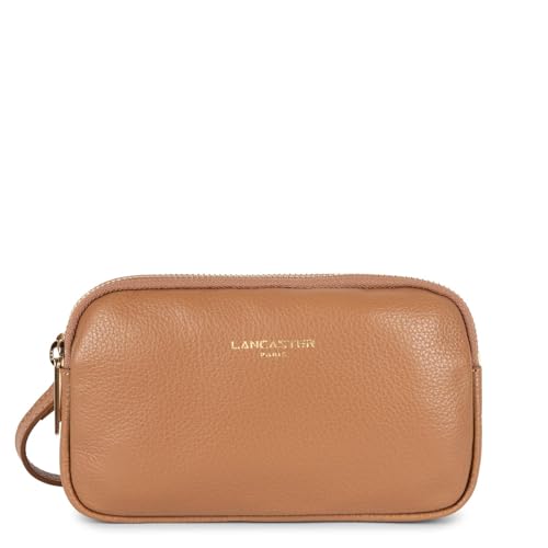 LANCASTER Double pochette Dune en cuir grainé élégant et intemporel