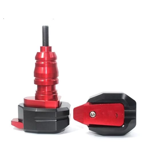 Marco De La Motocicleta Sliders Para ZX-6R Para ZX6R 2013-2017 Motocicleta CNC Marco Protección Contra Caídas Protector Carenado Deslizante Almohadilla Antichoque(Rojo)