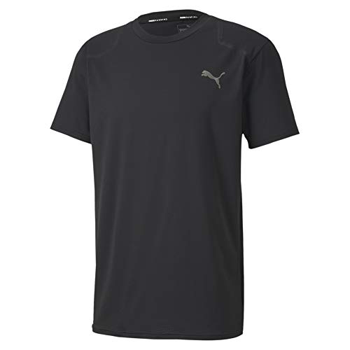 PUMA Women's Crew Neck Training Sweatshirt, Medium Gray Heather, L