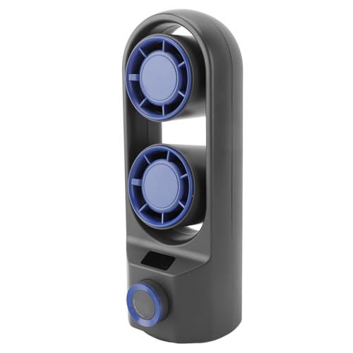 Brrnoo Ventilador de Torre de Escritorio, Silencioso Ventilador de Torre de Escritorio Portátil con Velocidad Continua, USB Recargable, Ligero, para Aire Acondicionado, para Múltiples