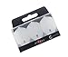 L-style L1 Standard Dart Flights – PRO – Clear White – 1 Set (3 Flights)