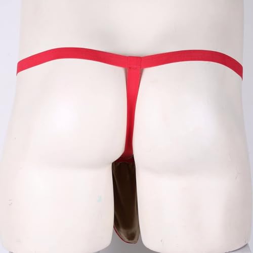 Anzhee Herren String Rentiere Sexy Unterwäsche Thong Tange Elefant Rentiere Schwein Bulle Unterwäsche Pouch Slips Lustige G-String Mankini Unterhosen für Männer
