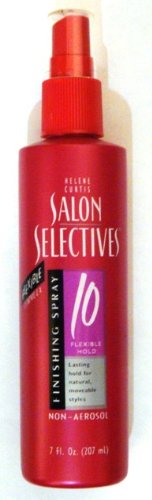 Salon Selectives Finishing Spray Flexible Hold 10 Non-Aerosol 7 Oz (Pack of 6)