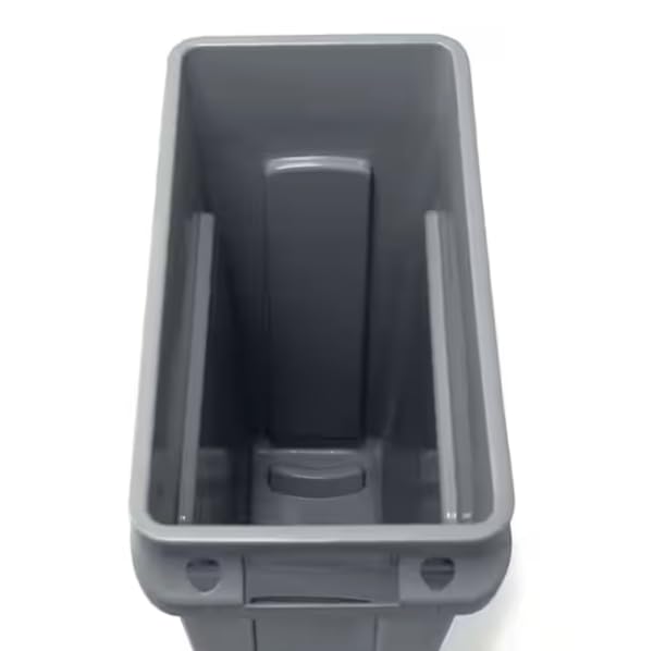 23 Gallon Gray Vented Trash Can (3-Pack) MM01821