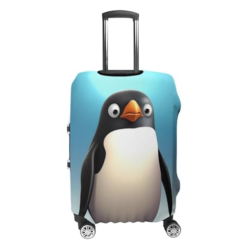Housse de bagage lavable imprimé pingouin XL pour valise - 4