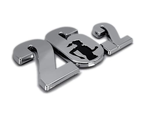 Image of Elektroplate 26.2 Female Marathon Runner OEM Chrome Emblem for Cars, Trucks, and All Auto | Universal Fit at 2.9 inch x 1.75 inch | Weatherproof
