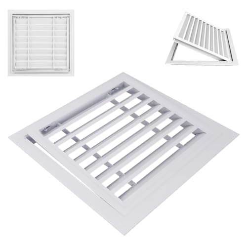 Trampilla Pladur Panel De Acceso Metálico Blanco Para Techos, Trampilla De Inspección De La Cubierta De Ventilación, Trampilla Pladur Panel De Acceso Para Techo Y Pared(20 * 20cm)