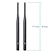 Bingfu Dual Band WiFi 2.4GHz 5GHz 5.8GHz 6dBi SMA Male Antenna (2-Pack) for Wireless Vedio Security IP Camera Recorder Surveillance Recorder Truck Trailer Rear View Backup Camera Reversing Monitor