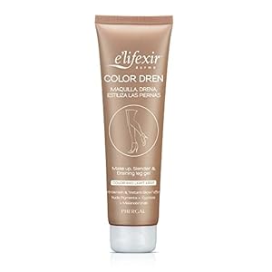E’LIFEXIR Color Dren | Bein Make Up Drain und Styling mit bräunender Farbe | Selbstbräunungs Körpercreme Unsichtbare Strumpfhosen Effekt Creme | Nahrhaft Und Schnell Absorbiert | 150ml