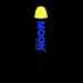 Moon Glow - Barra de labios neón UV 4.5g Intenso Azul -...