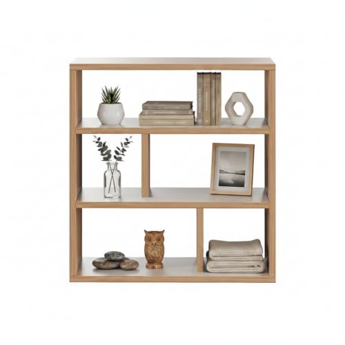 Image of FURNEASER Wall Shelves for Living Room, Hanging Decoration & Corner Display Shelf, Modern & Stylish Bookcase Bookshelf for Home Office Wall Decoration (EN3)