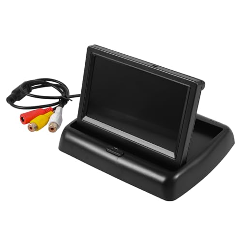 STOBAZA Rear Screen Backup Camera Monitor 12v/24v Car Display Easy to Install Versatile Use