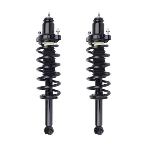 Autoround Pair 171126 Rear Complete Shock Absorber Compatible with Chrysler 200 2011-2014/ Sebring 2007-2010, Dodge Avenger 2008-2014, Left & Right Struts with Coil Spring Assembly