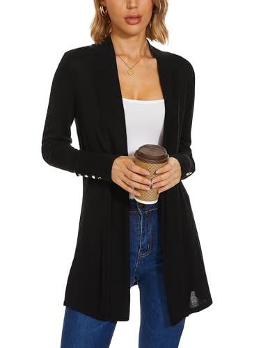 Image of Cardigan for Women Long Sleeve Cardigan Sweaters for Spring Fall