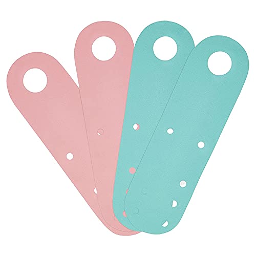 Nrpfell 4 Protectores de Dedos para Patines de Ruedas Protectores de Dedos para Patines Protectores de Dedos para Patines para Patines de Cuatro Ruedas (Rosa, Verde) Cover