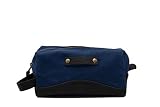 Northwind Canvas and Leather Toiletry Bag | Travel Dopp Kit | Made in the USA | 100% Genuine Full Gr