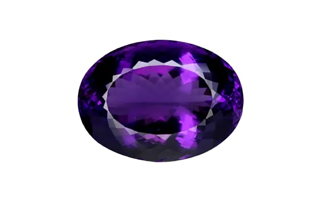 Amatista natural piedra preciosa ovalada jamunya katelaj de 9.25 ratti