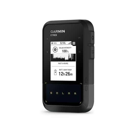 Garmin eTrex Solar, GPS de Mano con Carga Solar, Pantalla 2,2'', Diseño Robusto, Brujula Digital, GPS Multibanda y duración ilimitada de la batería