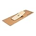 BoarderKING Indoorboard Curved - Balanceboard, Skateboard, Surfboard, Trickboard, incl. Rullo di Sughero 10/40 & Tappetino Antiscivolo, Materiali: Legno & Sughero, Naturale