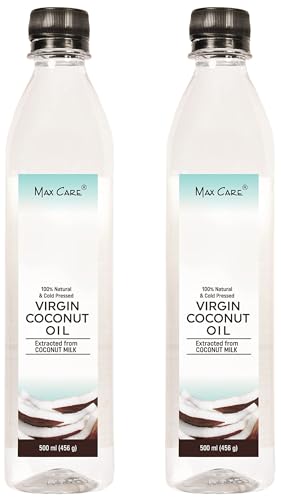 Image of Max Care Cold Pressed Virgin Coconut Oil, 500ml (Pack of 2)