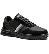URRAX Men's Orthopedic Shoes, Lace Up Walking Sneakers with Arch Support for Plantar Fasciitis, C...