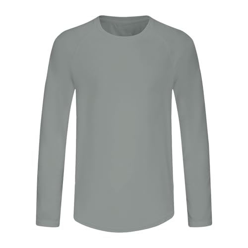 Breathable Sun Shirts for Men UV Protection UPF 50+ Long Sleeve Classic Shirts Lightweight Fishing Solid Clothing