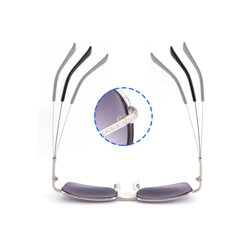 Myopia Distance Sunglasses Tinted Gray Men Women Lightweight Classic Half-frame UV Protection Nearsighted Glasses4