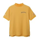 半袖Tシャツ 半袖 RelaxFit 速乾 遮熱 UVカット グラフィックロゴ刺繍 ショートスリーブモックネックシャツ メンズゴルフ C3-BG303-573-M