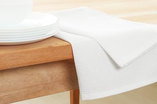 Purpleessences KTPE21-34 Purpleessencs Waffle Weave Kitchen Towel, 100% Cotton - 15 X 25 Inches, With Hanging Loop Ultra Soft Absorbent Quick Drying Dish Cloth thumb #4