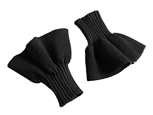 Image of Wrist Cuffs for Women, Elastic Fake Sleeves Knit Arm Cuffs for Sweater Blouse Coat Dress for Ladies Teens