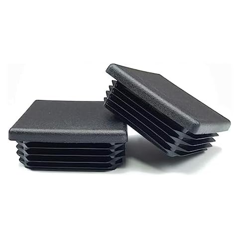 OGC (2 Pack) - 4 Inch Square Tubing for 100mm x 100mm Plastic Plug Cap Cover Tube Durable Chair Glide Insert Finishing Plugs Cover