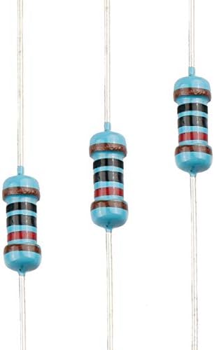EDGELEC 100pcs 120 ohm Resistor 1/4w (0.25 Watt) ±1% Tolerance Metal Film Fixed Resistor, Multiple Values of Resistance Optional