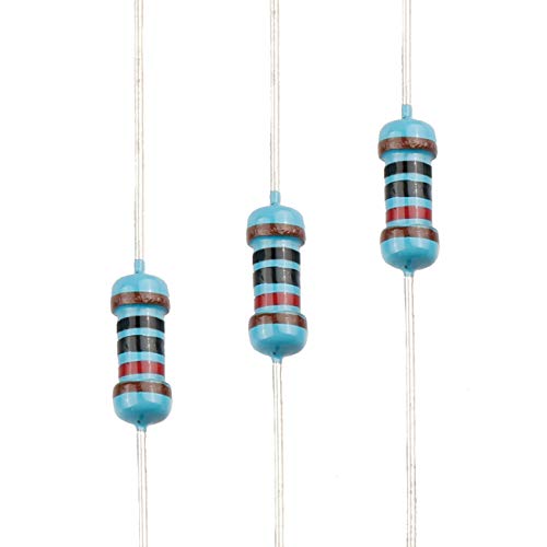EDGELEC 100pcs 120 ohm Resistor 1/4w (0.25 Watt) ±1% Tolerance Metal Film Fixed Resistor, Multiple Values of Resistance Optional